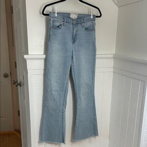Altar’d State Light Wash High Rise Flare Jeans size 27